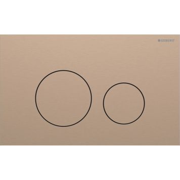 Geberit betjeningsplade Sigma40 rund rødguld