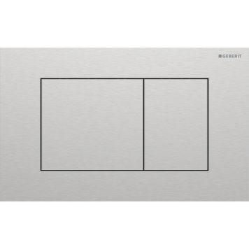 Geberit betjeningsplade Sigma40 square børstet stål