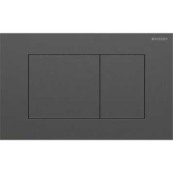 Geberit betjeningsplade Sigma40 square sort krom