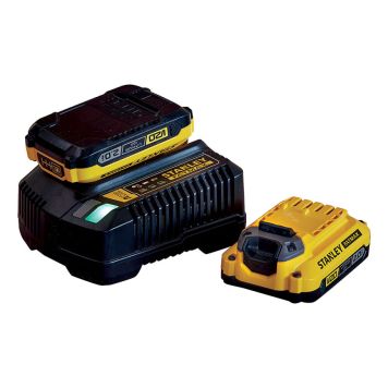 Stanley Fatmax 2xbatteri 18V 2,0 Ah
