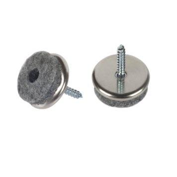 Parketbeskytter 24mm m/skrue 4 stk