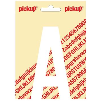 Pickup Nobel bogstav A 90mm hvid