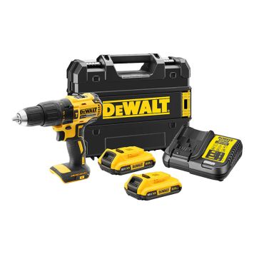 DeWalt slagboremaskine DCD778D2T-QW 18V m/2 batterier