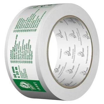 Duck Smart PVC pudsetape 33m X 50mm hvid