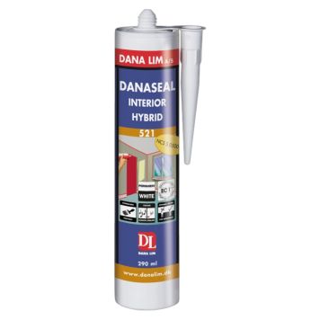 Dana Lim interiørfuge Danaseal Interior 521 hvid 290 ml