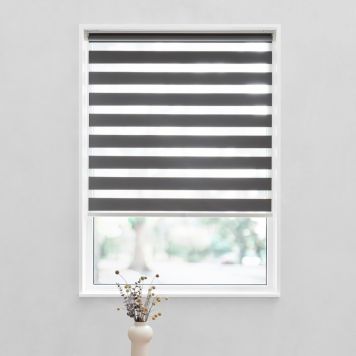 Debel rullegardin Touch Duo antracit 120x175 cm