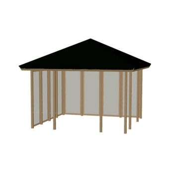 Plus pavillon model 2 med tagdug