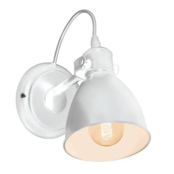 Eglo væglampe Priddy hvid E27 13x20 cm 