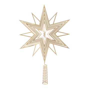 Det Gamle Apotek topstjerne champagne 3D metal Ø20x31,5 cm