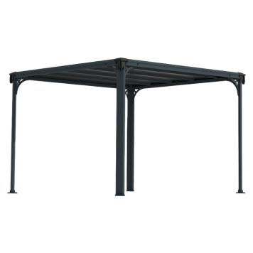 Palram Canopia havepavillon Milano 3000 grå 9,5 m²