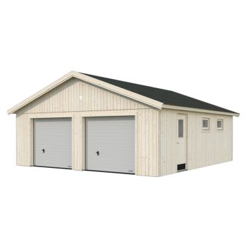 Palmako dobbeltgarage m/ledhejseport Andre 44,7 m²