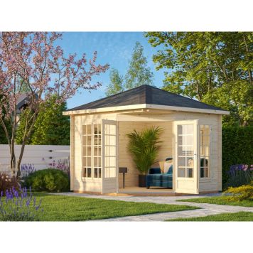 Palmako pavillon Melanie ubehandlet 7 m²