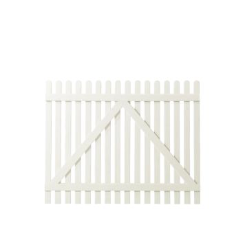 Plus bred låge Retro hvid 120x150 cm inkl. beslag