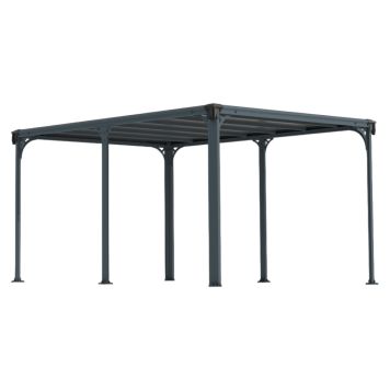 Palram Canopia havepavillon Milano 4300 grå 13,2 m²