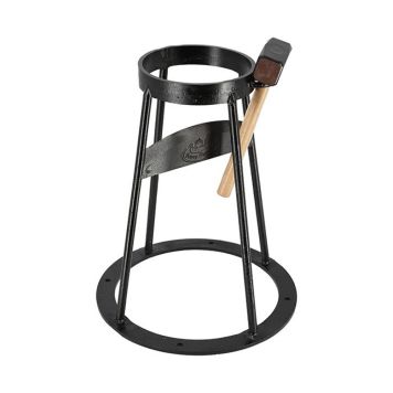 GardenLife brændekløver sort stål 47 cm