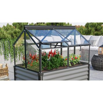 Vitavia mistbænk Gaia Jumbo sort m/glas
