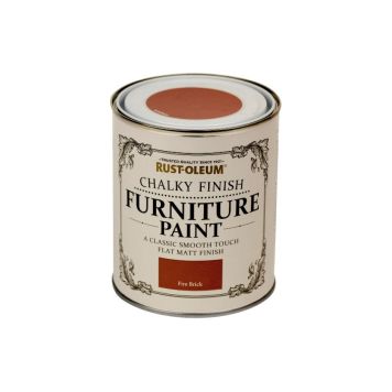 Rust-Oleum møbelmaling Chalky Finish Fire Brick 125 ml