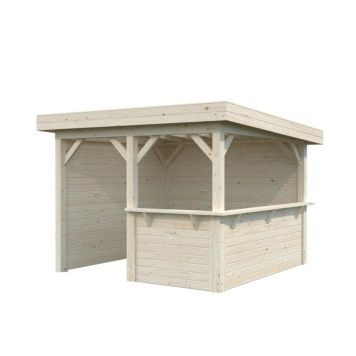 Palmako pavillon Lenna Connect 303 ubehandlet 8,3 m²