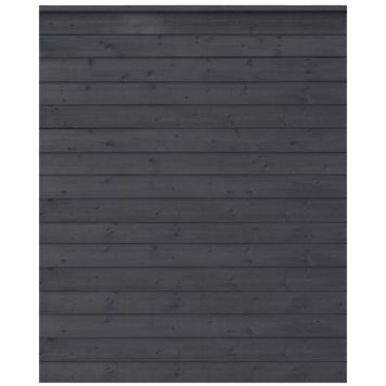 Plus profilhegn Klink PEFC sort 174x203 cm inkl. topafslutning 
