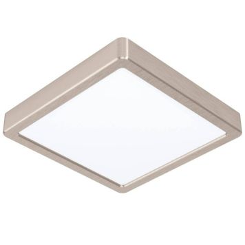 Eglo LED-loftlampe Fueva-Z stål IP44 2700-6500K 21x21 cm