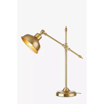 Markslöjd bordlampe Grimstad mørk messing E27 H56 cm