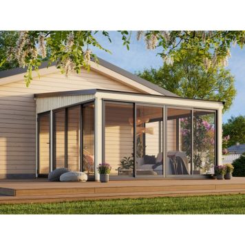 Palmako havestue Lumi Slide 16,6 m² - flere farver