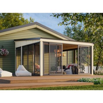 Palmako havestue Lumi Slide Plus 16,6 m² - flere farver