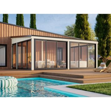 Palmako havestue Lumi Slide 23,3 m² - flere farver