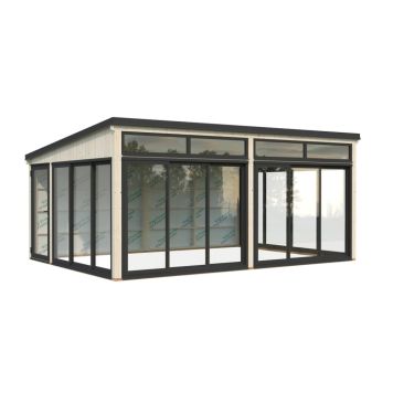 Palmako havestue Saga Slide ubehandlet 23,3 m²