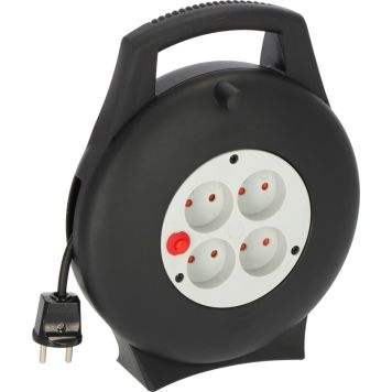 Brennenstuhl kabeltromle Vario Line 4 udtag IP20 10 m