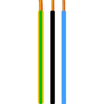 Fix-Pro installations ledning 1,5 G/G H07V-U grøn/gul pr. m.