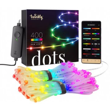 Twinkly LED-lyskæde Dots app-styret RGB IP44 20 m