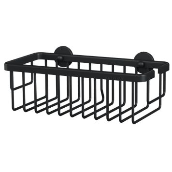 Tesa brusetrådkurv Moon sort 9,2x25x12,5 cm