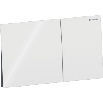 Geberit betjeningsplade Sigma 70 kantet hvid