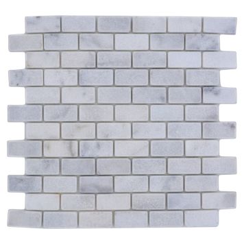Mosaik Ibiza natursten hvid 30,5 x 30,5 cm