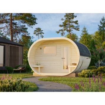 Palmako saunatønde Anette 3+1,5 m² u/saunaovn 