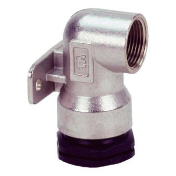 Albuekobling vinkelkobling sort 1/2"x20mm