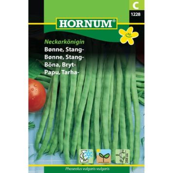 Hornum grøntsagsfrø Bønne, Stang- Neckarkönigin