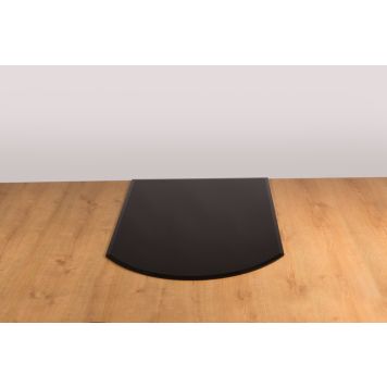 Morsø gulvplade rektangel buet forkant 850 x 1000 mm