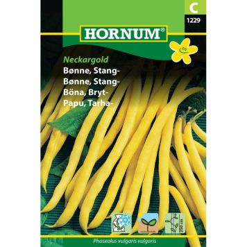 Hornum grøntsagsfrø Bønne, Stang- Neckargold