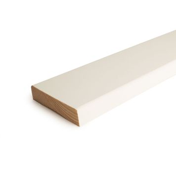 Frøslev indfatning LVL hvid 14x65x2200 mm