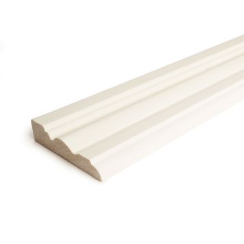 Frøslev almueindfatning fyr hvid 15x68x2200 mm