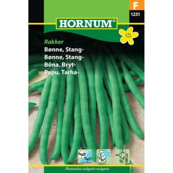 Hornum grøntsagsfrø Bønne, Stang- Rakker