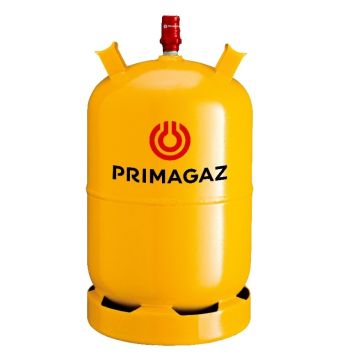 Primagaz gasflaske med gas gul - 11 kg