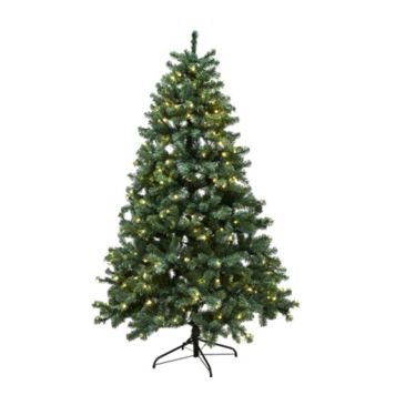 Juletræ PVC Aske 180x118 cm m/lys