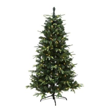 Juletræ kunstig PE/PVC  Viga 140x96 cm m/LED lys