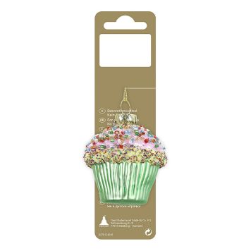 Geroma cupcake ophæng glas 6,5 cm