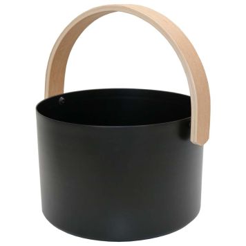 Saunia saunaspand sort alu 6 L