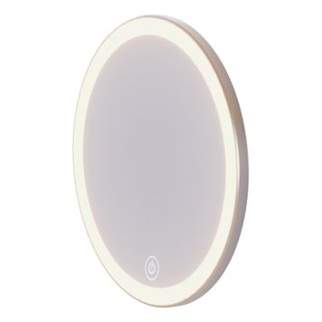 Scanbad makeupspejl m/lysstyring Handy magnetisk Ø18 cm