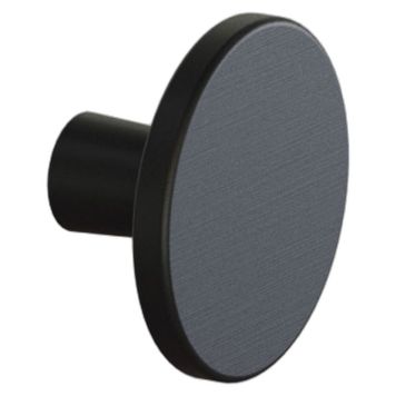 Dansani greb Button sort Ø42 mm